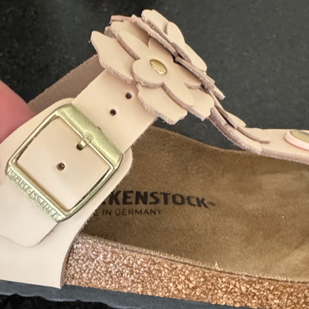 Birkenstock Women's Gizeh Sandals - Pink Floral NEW - Picture 4 of 6
